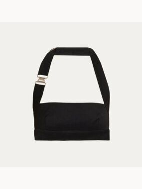 Courtney Zheng NWT Hendrix Raw Edge Wool Crop To p(ORIG. $260) (MEDIUM) BLACK